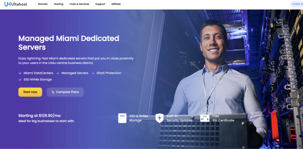 UltaHost Miami Dedicated Servers